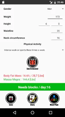 Zone Diet Free android App screenshot 7